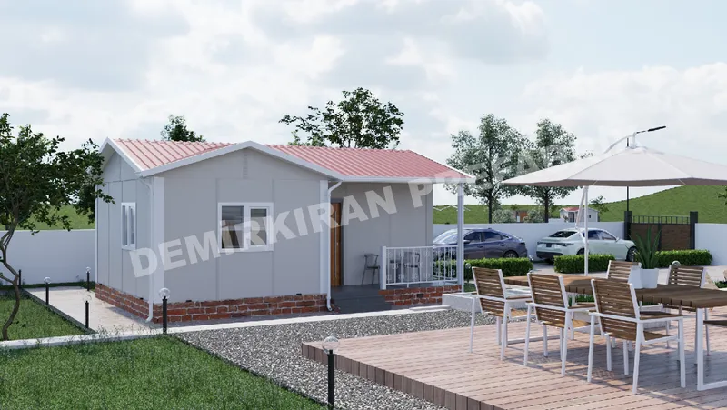 1+1 40 m² Tek Katlı Prefabrik Konut görsel 5