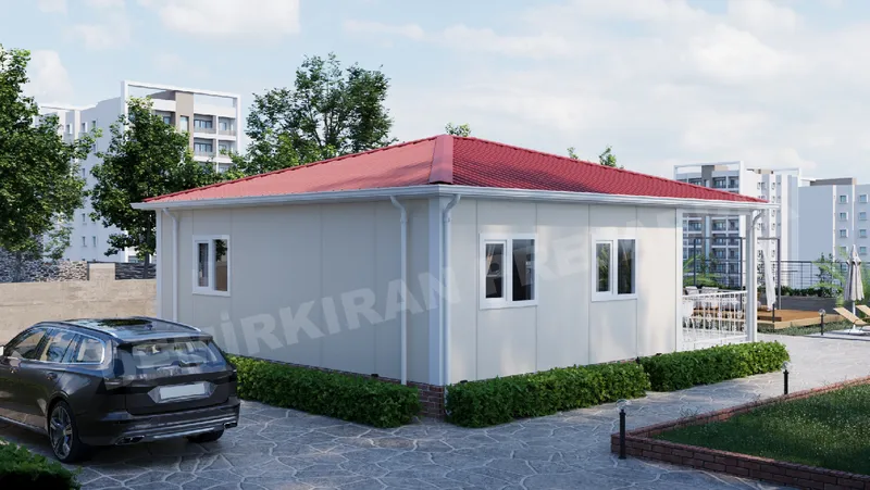1+1 63 m² Tek Katlı Prefabrik Konut görsel 6