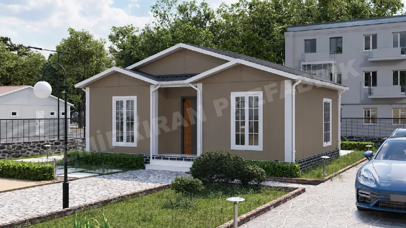 2+1 54 m² Tek Katlı Prefabrik Konut