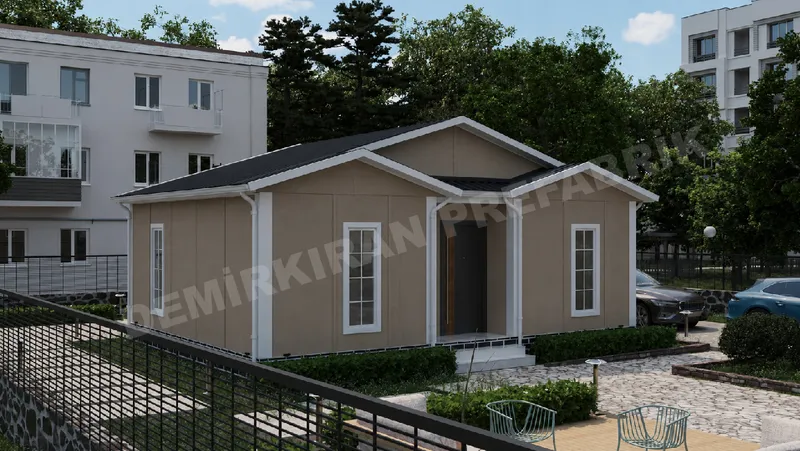 2+1 54 m² Tek Katlı Prefabrik Konut görsel 2