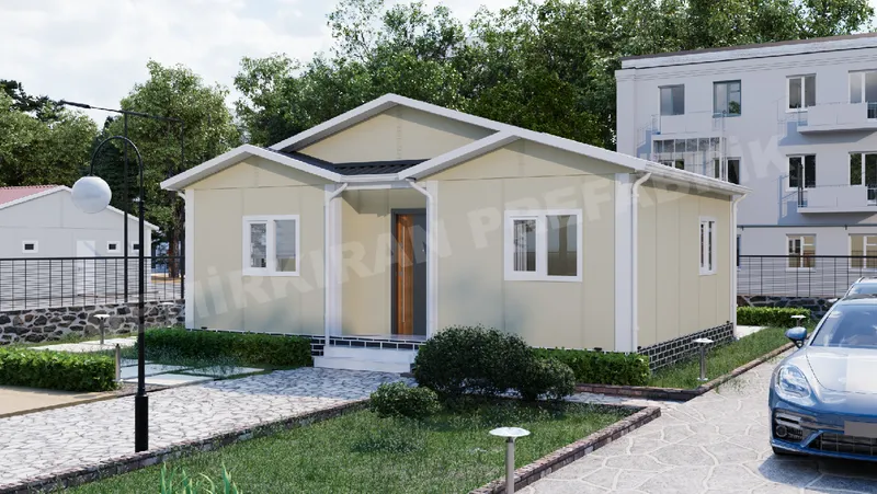 2+1 54 m² Tek Katlı Prefabrik Konut görsel 4