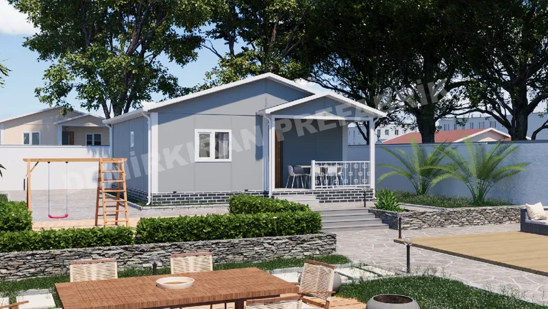 2+1 61 m² Tek Katlı Prefabrik Konut görsel 4
