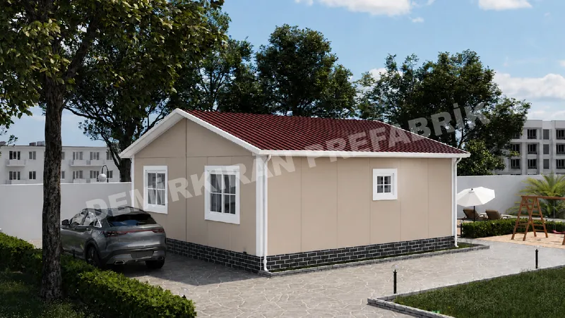 2+1 61 m² Tek Katlı Prefabrik Konut görsel 6