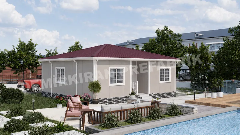 2+1 64 m² Tek Katlı Prefabrik Konut görsel 4