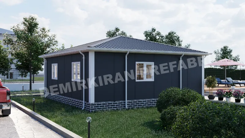 2+1 64 m² Tek Katlı Prefabrik Konut görsel 5