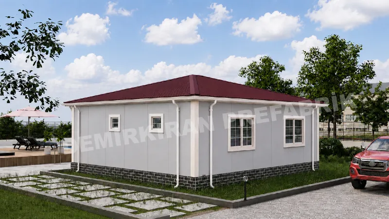 2+1 64 m² Tek Katlı Prefabrik Konut görsel 7