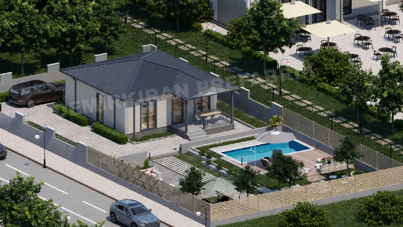 2+1 66 m² Tek Katlı Prefabrik Konut
