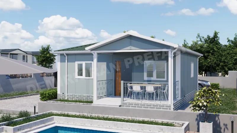 2+1 66 m² Tek Katlı Prefabrik Konut görsel 3