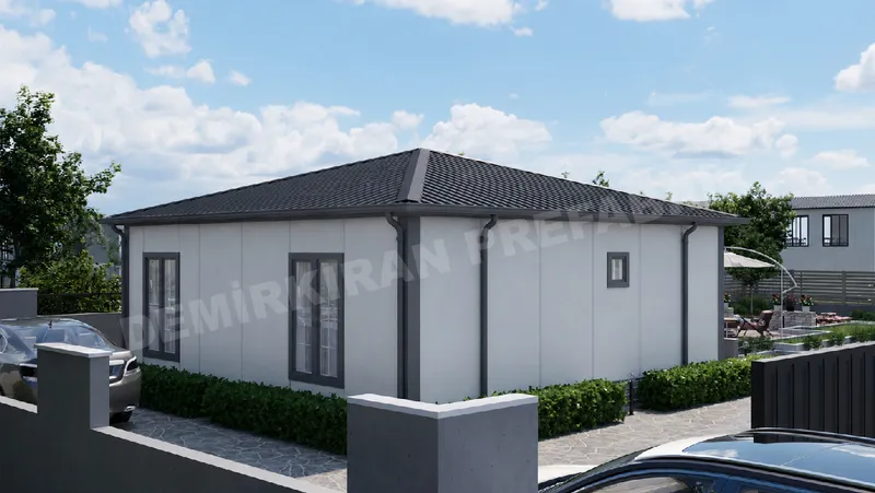 2+1 66 m² Tek Katlı Prefabrik Konut görsel 6