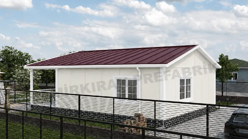 2+1 72 m² Tek Katlı Prefabrik Konut görsel 2